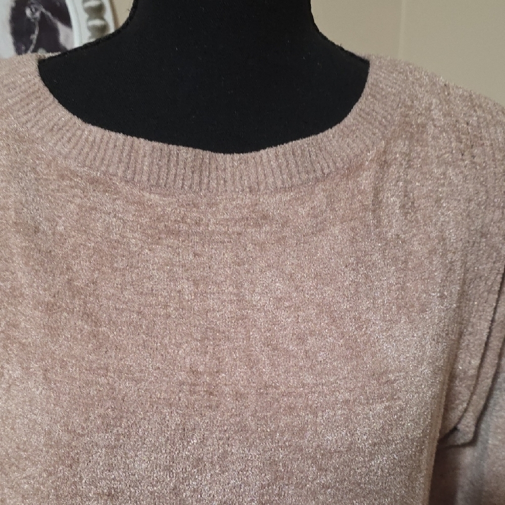 Barefoot Dreams Cozy Tan Sweatshirt - Picture 2 of 6